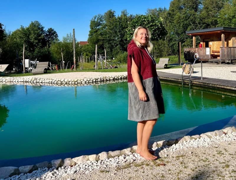 Poncho Badeponcho Surfponcho Bademantel von LEELIshop