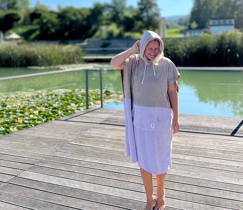 Poncho Badeponcho Surfponcho Bademantel von LEELIshop