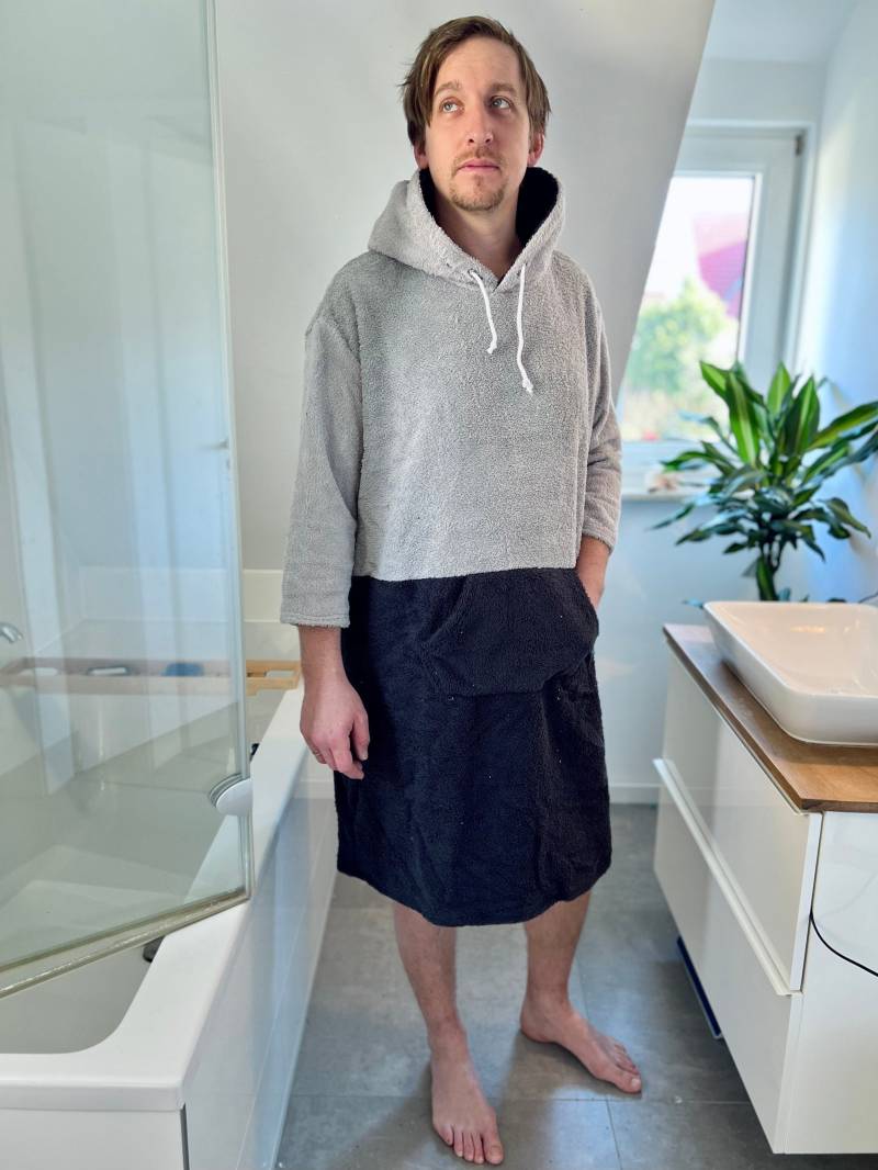 Surfponcho Poncho Surf Frottee Handtuch Hoodie Mit Ärmel Badeponcho von LEELIshop