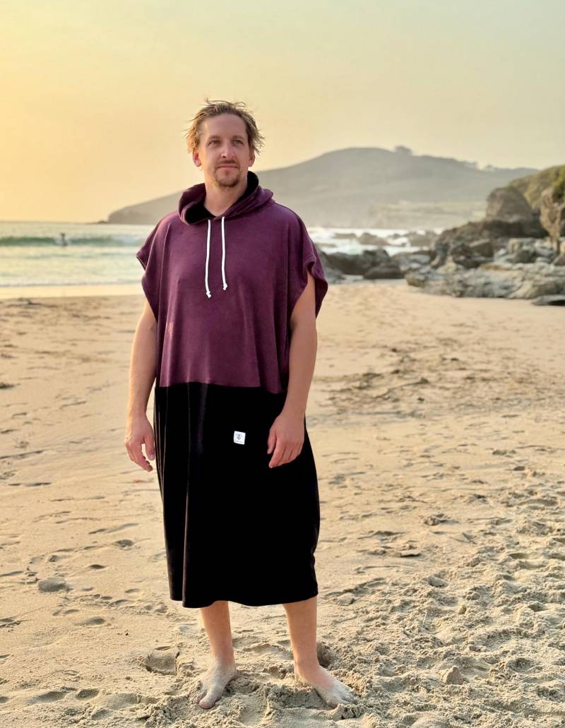 Surfponcho Poncho Surf Frottee Handtuch Hoodie Surfcape Cape Badeponcho von LEELIshop