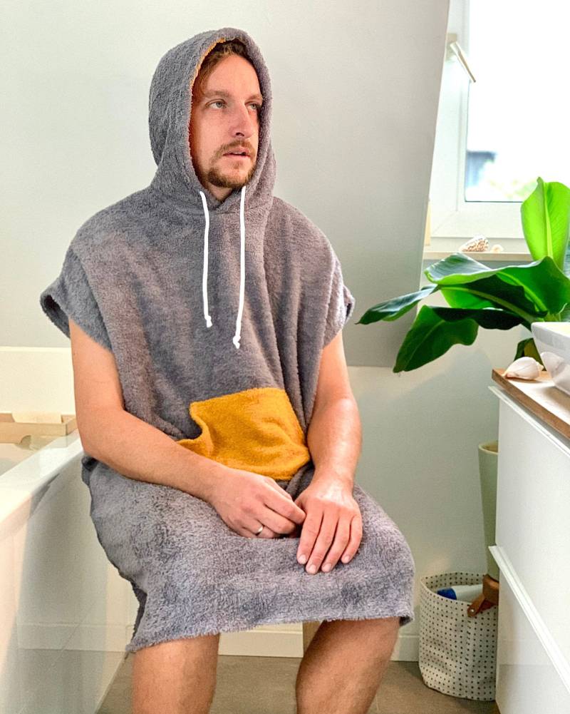 Surfponcho Poncho Surf Frottee Handtuch Hoodie Surfcape Cape Badeponcho von LEELIshop