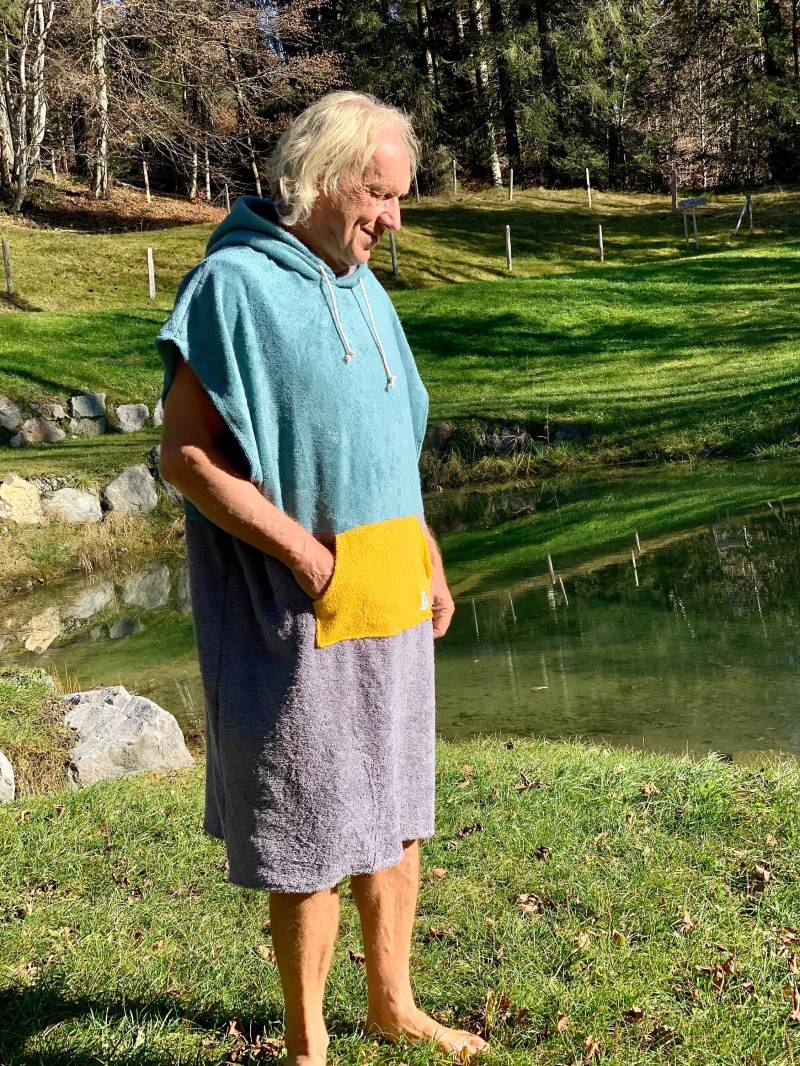 Surfponcho Poncho Surf Frottee Handtuch Hoodie Surfcape Cape Badeponcho von LEELIshop