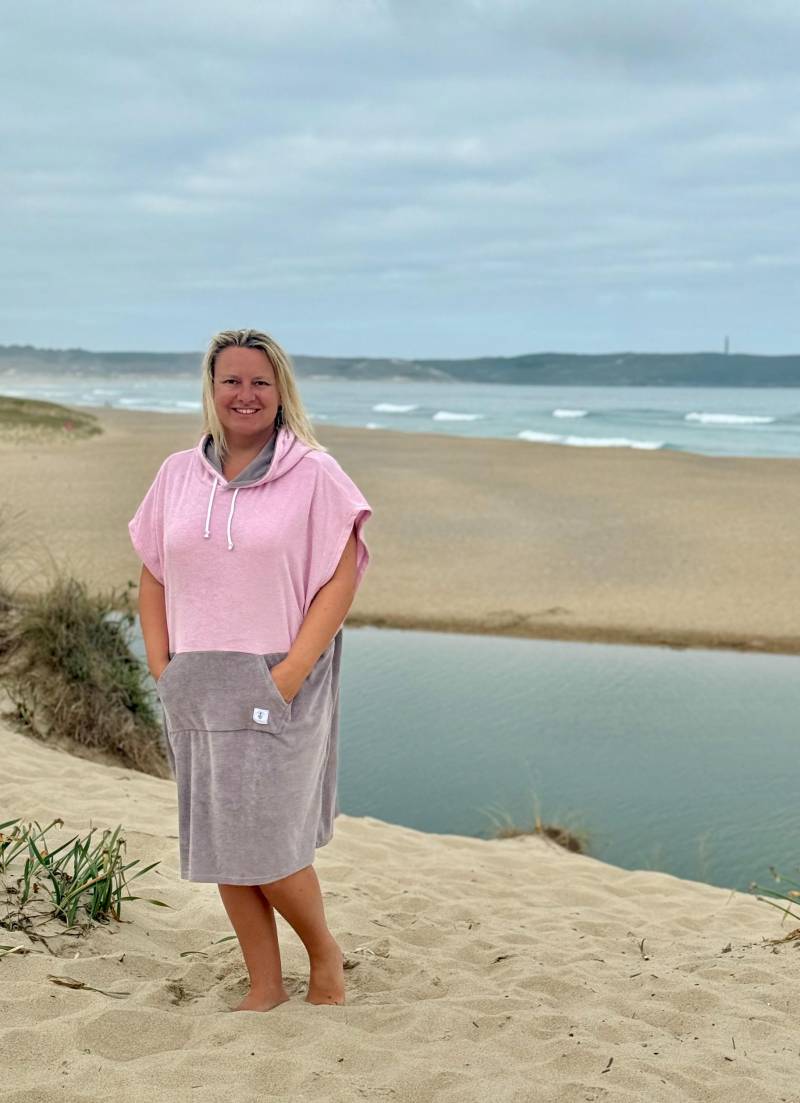 Surfponcho Poncho Surf Frottee Handtuch Hoodie Surfcape Cape Badeponcho von LEELIshop