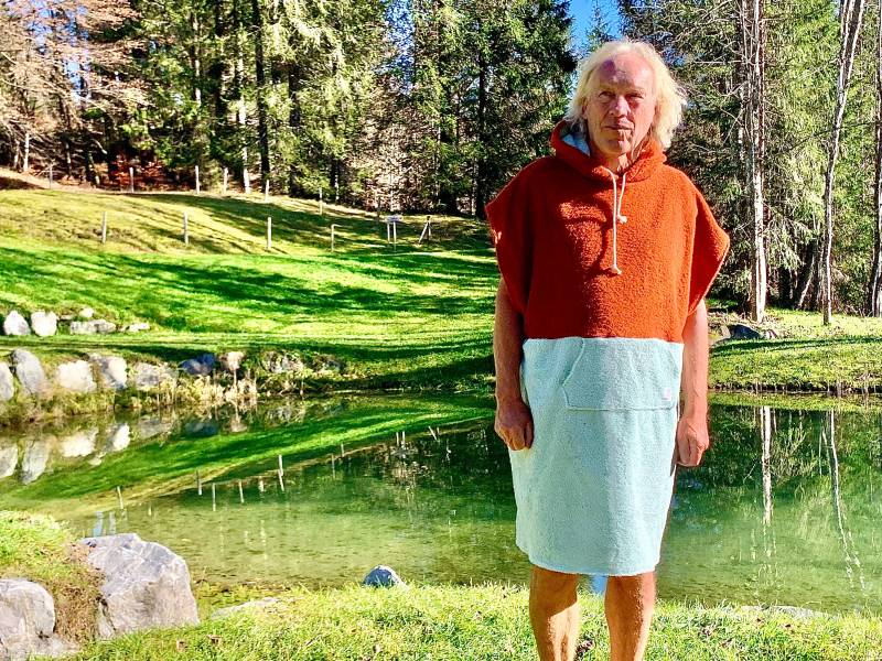 Surfponcho Poncho Surf Frottee Handtuch Hoodie Surfcape Cape Badeponcho von LEELIshop