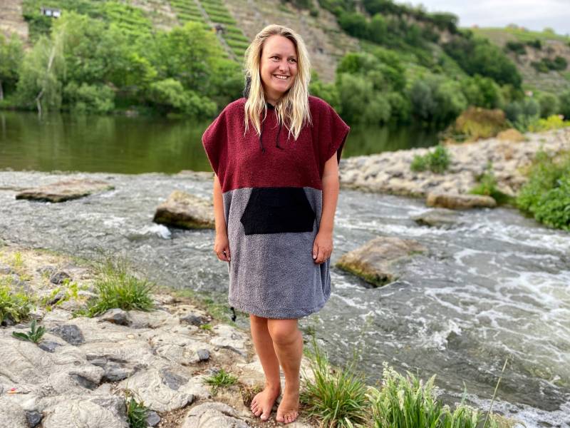 Surfponcho Poncho Surf Frottee Handtuch Hoodie Surfcape Cape Badeponcho von LEELIshop