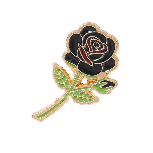 Elegante Rose Blumen Revers Pin Exquisite Rose Pin Einzigartiger Brosche Für Blumenenthusiasten Und Geschenkgeben von LEELOU