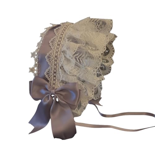 Kräuselte Spitze Und Bowknot Stirnband Bequeme Kopfschmuck Stilvolles Haarband Accessoire Für Alternative Modeliebhaber von LEELOU