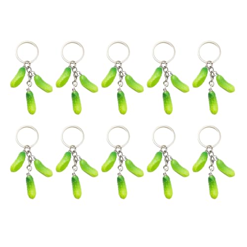 LEELOU 10pcs Realistische Schöne Gurke Keychain Dekoratives Modeaccessoire Für Den Täglichen Gebrauch Und Für Besondere Veranstaltung Ornament LEELOU 10pcs Realistische Schöne Gurke Keychain Dekoratives Modeaccessoire Für Den Täglichen Gebrauch Und Für Besondere Veranstaltung Ornament von LEELOU