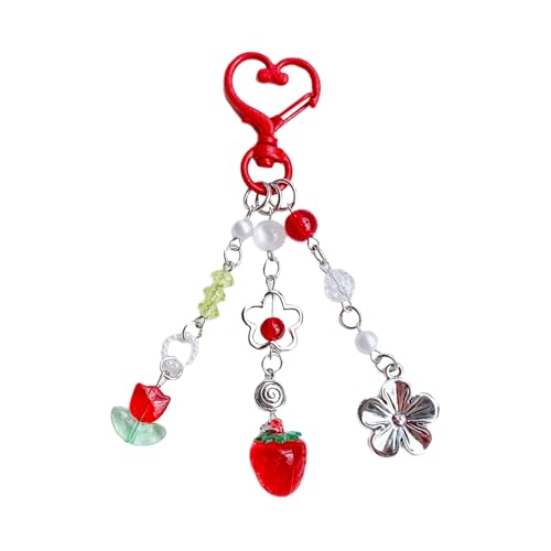 LEELOU Acryl Telefongurt Lanyard Accessoire Delikates Blumen Telefon Charme Straps Acryldekoration Für Telefonsacktaste Geldbeutel von LEELOU