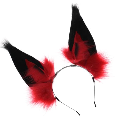 LEELOU Biegere Alastor Ohren Stirnband Anime Kostüm Stirnband Maskeraden Kopfwege Cosplay Party Haarhoop Accessoires von LEELOU