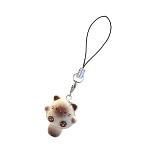 LEELOU Robuste Harzkatze Styles Telefon Lanyard Schöne 3D Katzen Pendell Telefon Lanyard Hanging Accessoire Zum Hinzufügen Von Persönlichkeit von LEELOU