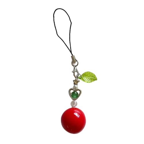 LEELOU Rote Tomatengrün Blätter Legierung Accessoires Star Liebe Anhänger Handgemachte Armbänder Halskette Ohrringe Materialien von LEELOU