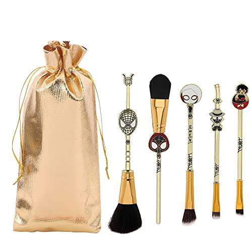 5-teiliges Profi-Make-up-Pinsel-Set, Foundation, Rouge, Puder, Lidschatten, Schönheitspinsel, tolles Geschenk für Frauen und Mädchen von LEEMASING