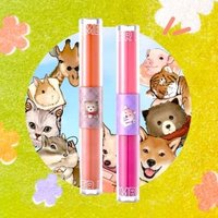 LEEMEMBER - 2 Color Matte Lip Glaze - (RN01-03) #RN03 Kitten - 2.2g x 2 von LEEMEMBER