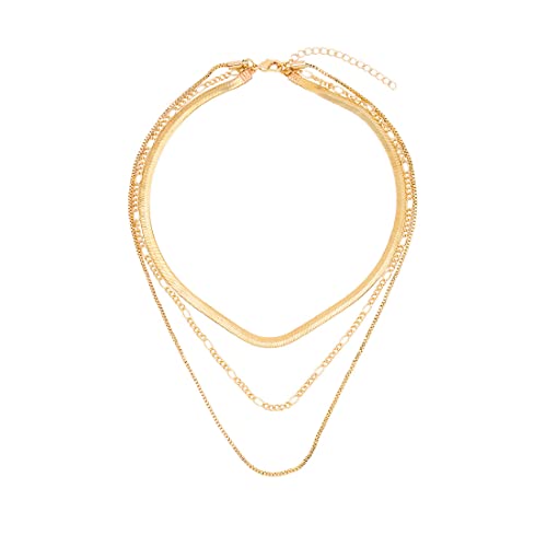 LEEQBCR 1pcs Boho-Halskette mit goldfarbenen Halsketten, Choker-Halskette, Schmuck-Zubehör für Frauen und Mädchen von LEEQBCR