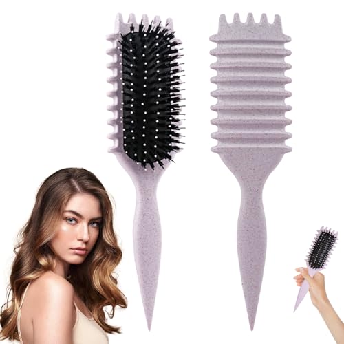 LEERMEIZI Curly hair brush, Lockenbürste,2024 Neu Lockenbürste,Curl Define Styling Brush,curl defining brush, Haarbürste zum Entwirren für Frauen LEERMEIZI Curly hair brush, Lockenbürste,2024 Neu Lockenbürste,Curl Define Styling Brush,curl defining brush, Haarbürste zum Entwirren für Frauen von LEERMEIZI