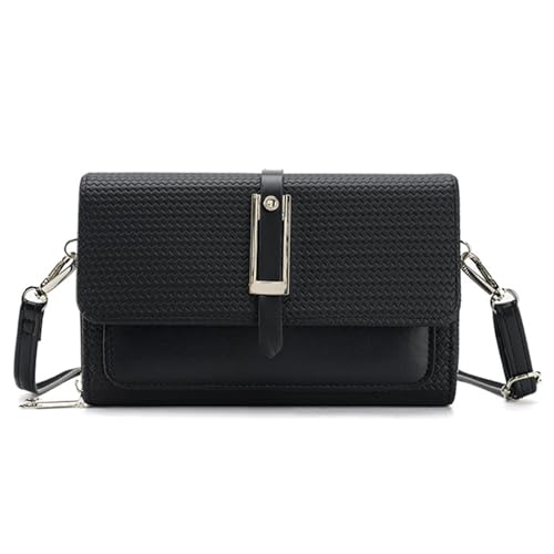 LEEXTON Damen Kleine Umhängetasche, Klein Handy Umhängetasche, PU Leder Crossbody Schultertasche Reisepass Handytasche mit Verstellbar Abnehmbar Schultergurt von LEEXTON
