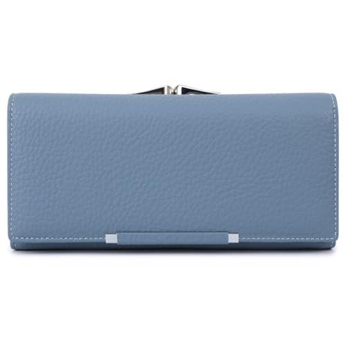 LEEXTON Multifunktional Geldbörse Damen im Langformat, Portemonnaie Gross für Frauen PU Leder Geldbörse mit magnetischem Schnallenschalter von LEEXTON