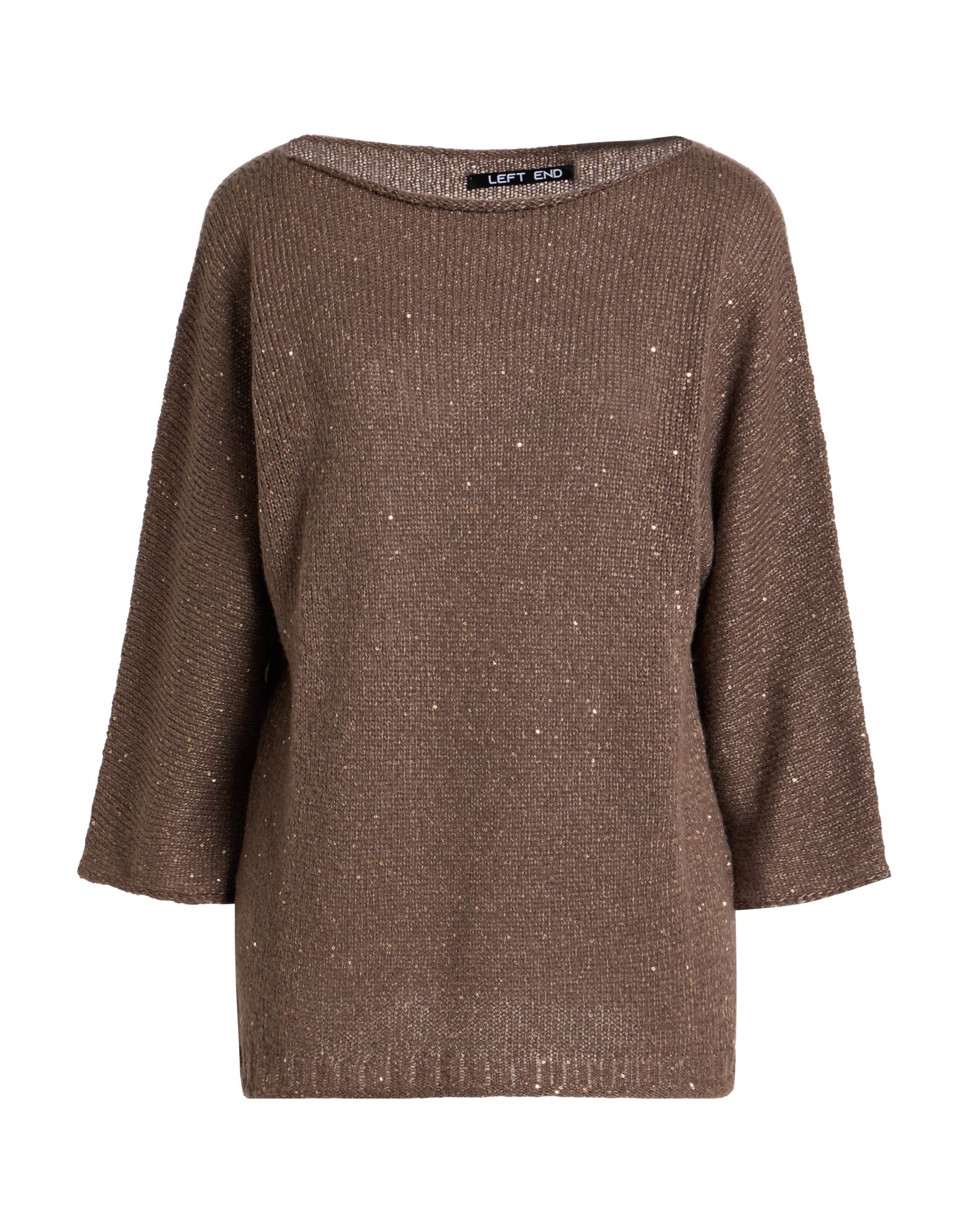 LEFT END Pullover Damen Hellbraun von LEFT END