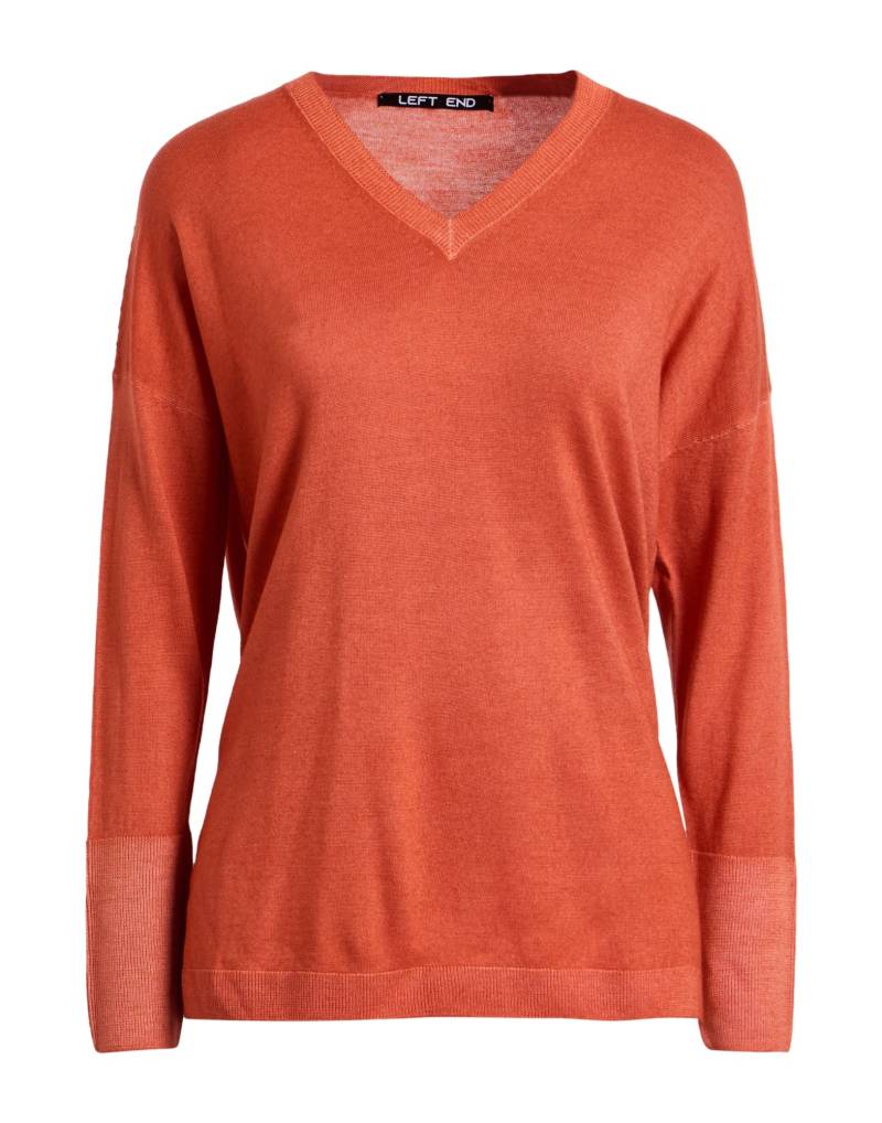 LEFT END Pullover Damen Rostrot von LEFT END