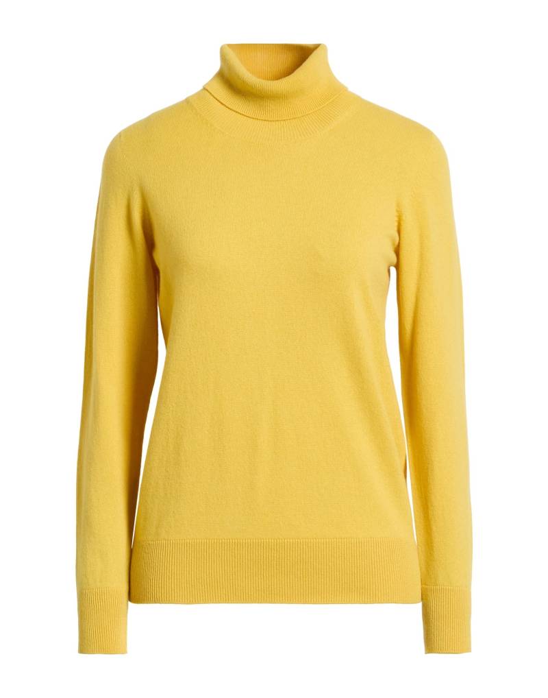 LEFT END Rollkragenpullover Damen Gelb von LEFT END