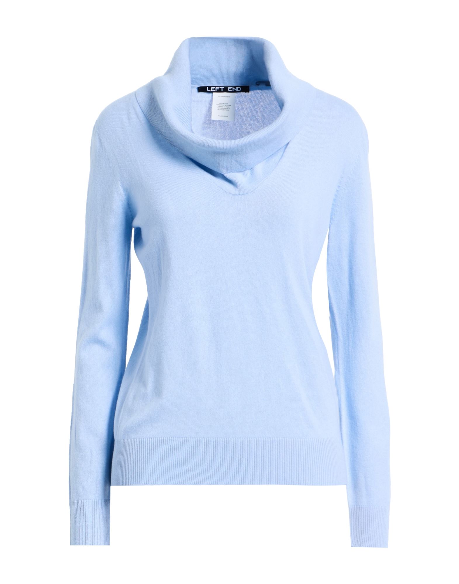 LEFT END Rollkragenpullover Damen Hellblau von LEFT END