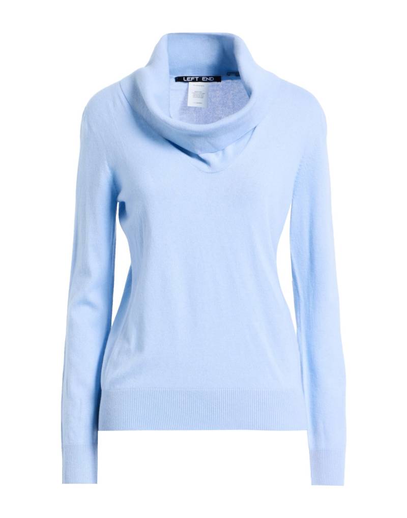 LEFT END Rollkragenpullover Damen Hellblau von LEFT END