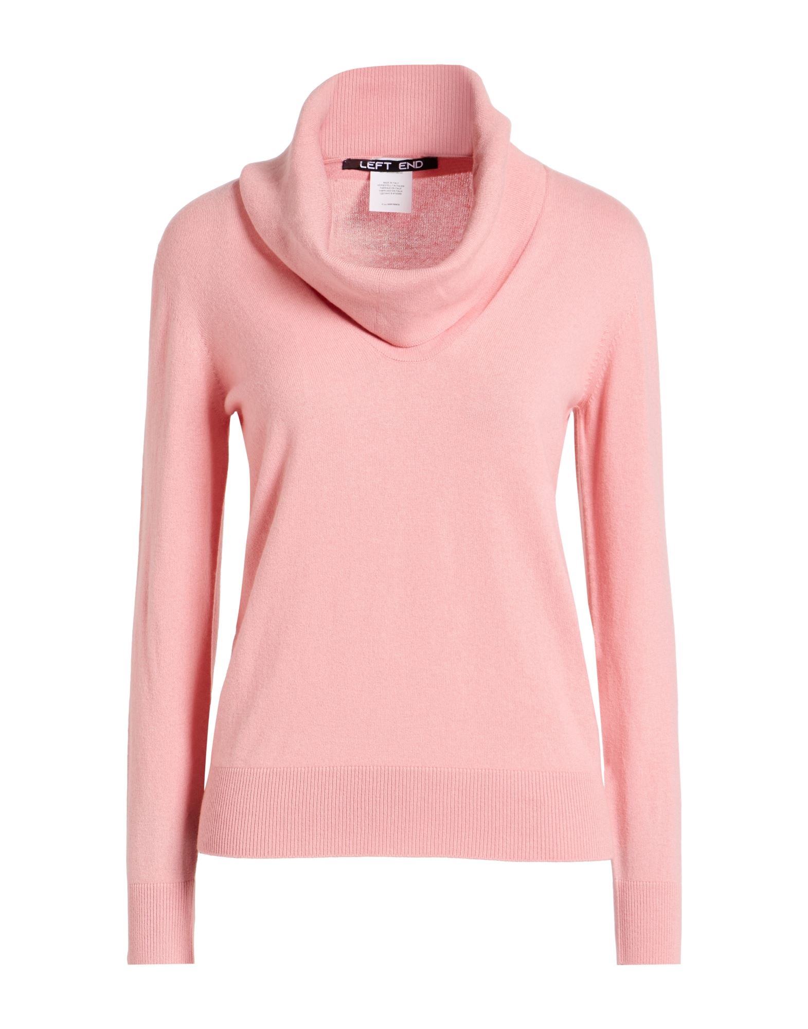 LEFT END Rollkragenpullover Damen Lachs von LEFT END