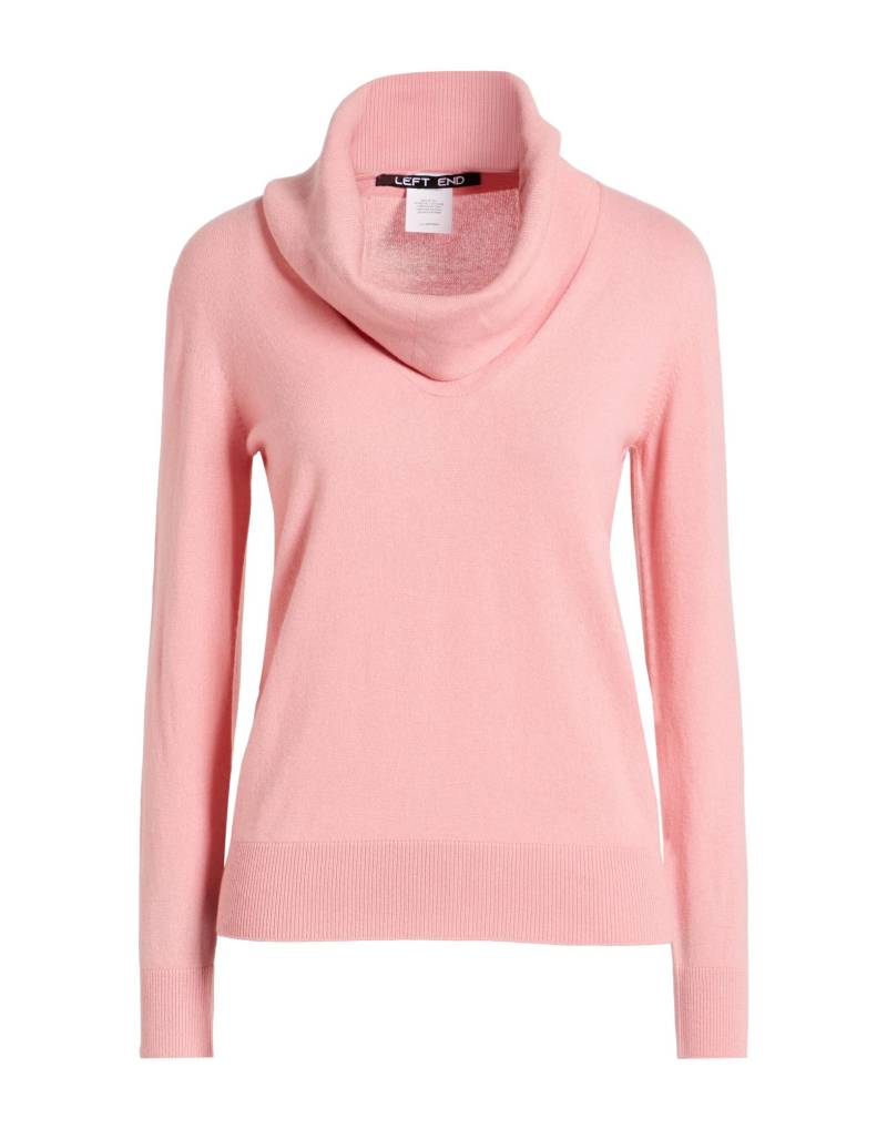 LEFT END Rollkragenpullover Damen Lachs von LEFT END