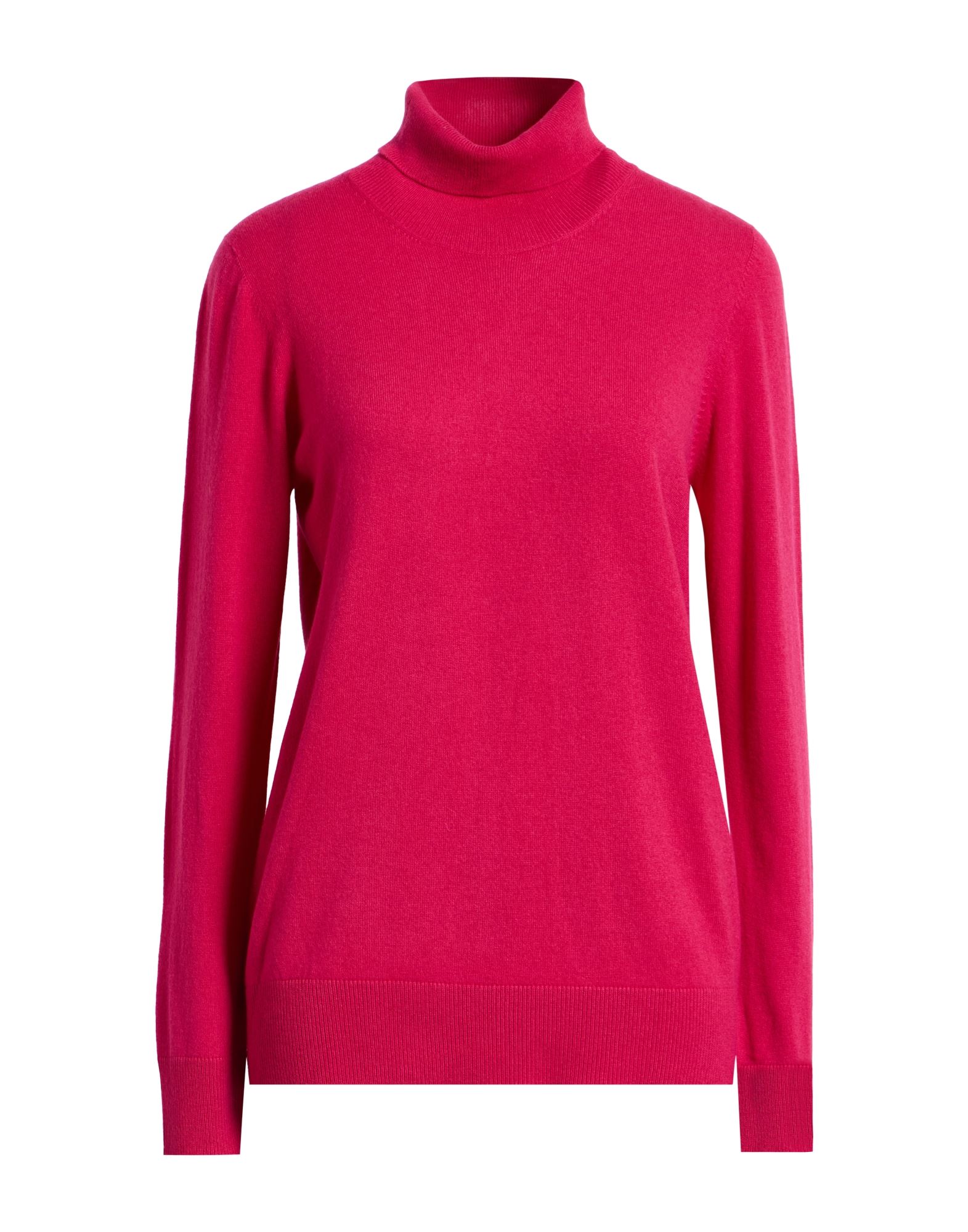 LEFT END Rollkragenpullover Damen Magenta von LEFT END