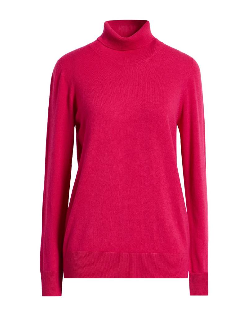 LEFT END Rollkragenpullover Damen Magenta von LEFT END