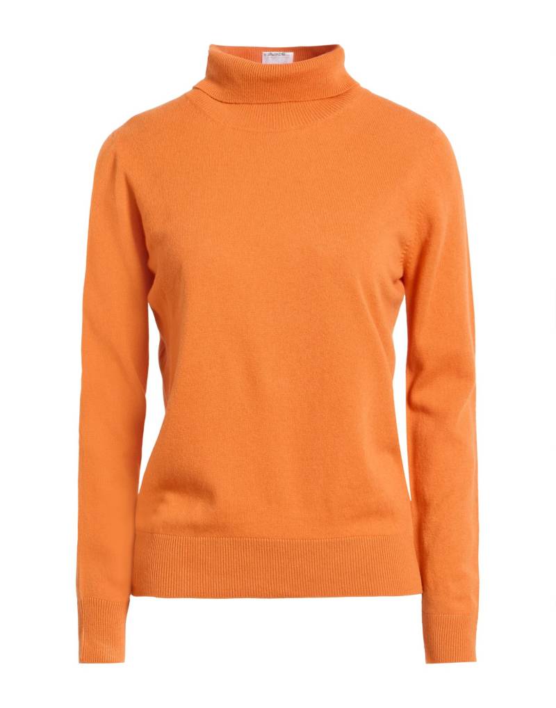 LEFT END Rollkragenpullover Damen Orange von LEFT END