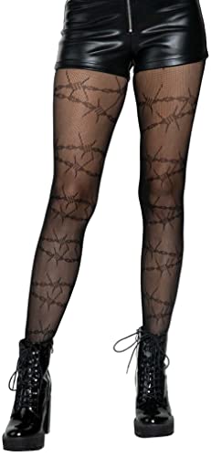 LEG AVENUE Women's 9717 00122 Costume Hosiery, Schwarz, One Size von LEG AVENUE