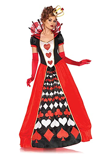 LEG AVENUE Damen Deluxe Queen Of Hearts Kost me, Mehrfarbig, L EU von LEG AVENUE