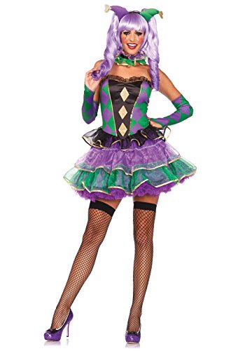 LEG AVENUE Damen Mardi Gras Sweetie Erwachsenenkost me, Mehrfarbig, M/L (EUR 38-40) von LEG AVENUE