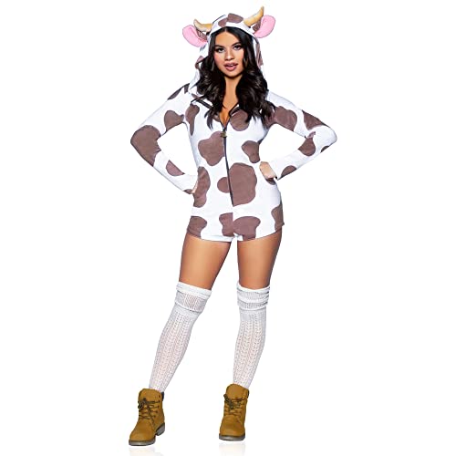 LEG AVENUE Women's 87100 15201 Adult Sized Costumes, Braun weiß, S von LEG AVENUE