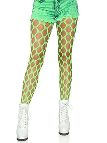 LEG AVENUE Women's 9331 03122 Costume Hosiery, Neongrün, One Size von LEG AVENUE