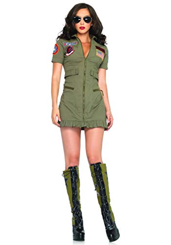 Leg Avenue Damen Costume Kostüme für Erwachsene, Khaki/Grün, X-Large von LEG AVENUE