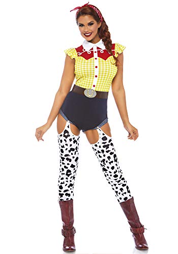 Leg Avenue Damen Giddy Up Cowgirl Panamahut, (Multicolor), (Herstellergröße: LargeUk 14-16) von LEG AVENUE