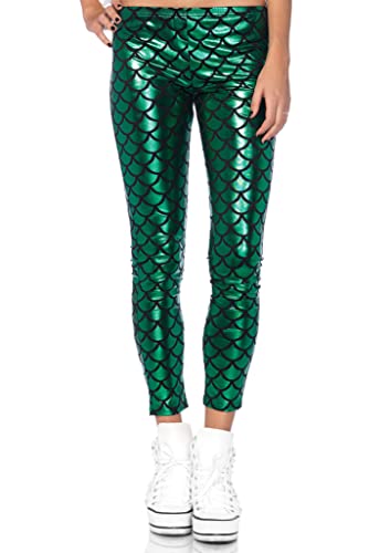 Leg Avenue Damen Mermaid Leggings, grün, S Leg Avenue Damen Mermaid Leggings, grün, S von LEG AVENUE