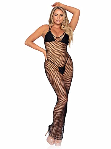 Leg Avenue Damen Woven Twist Negligé, Black, One Size Leg Avenue Damen Woven Twist Negligé, Black, One Size von LEG AVENUE