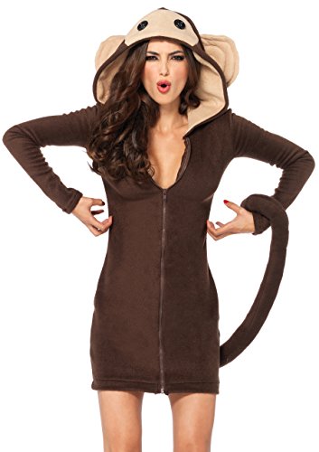 LegAvenue Damen Cozy Monkey Kostüme, Moccaccino,tan, S von LEG AVENUE