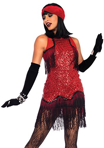 LegAvenue Gatsby Girl Kostüme burgundy M von LEG AVENUE