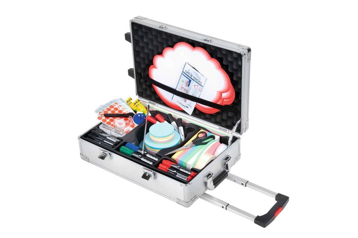 LEGAMASTER Koffer Moderatorenkoffer Travel Professional, über 3200 Teile, Aluminium LEGAMASTER Koffer Moderatorenkoffer Travel Professional, über 3200 Teile, Aluminium von LEGAMASTER