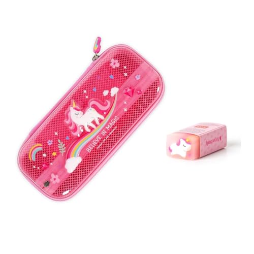 LEGAMI - Wonderwow Federmäppchen Einhorn mit Radiergummi von LEGAMI