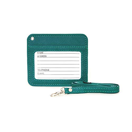 Legami Unisex Porta Badge Reisezubehör-Kartenhalter im Umschlagformat, Blu Petrolio von LEGAMI