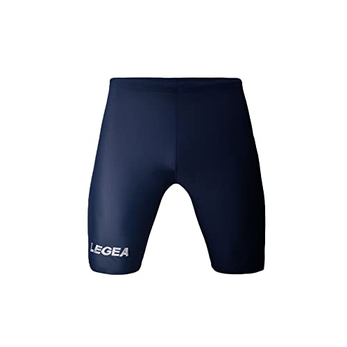 LEGEA Herren Uomo Passeggio Short, blau, One Size-XL von Legea