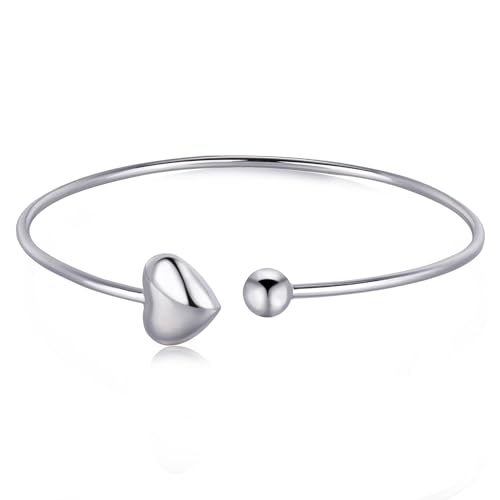 LEGENTLISUR Armband Damen Damen Armband Silber 925 Personalisiertes Armband Exquisites Offenes Armband für Damen Geschenkschmuck von LEGENTLISUR