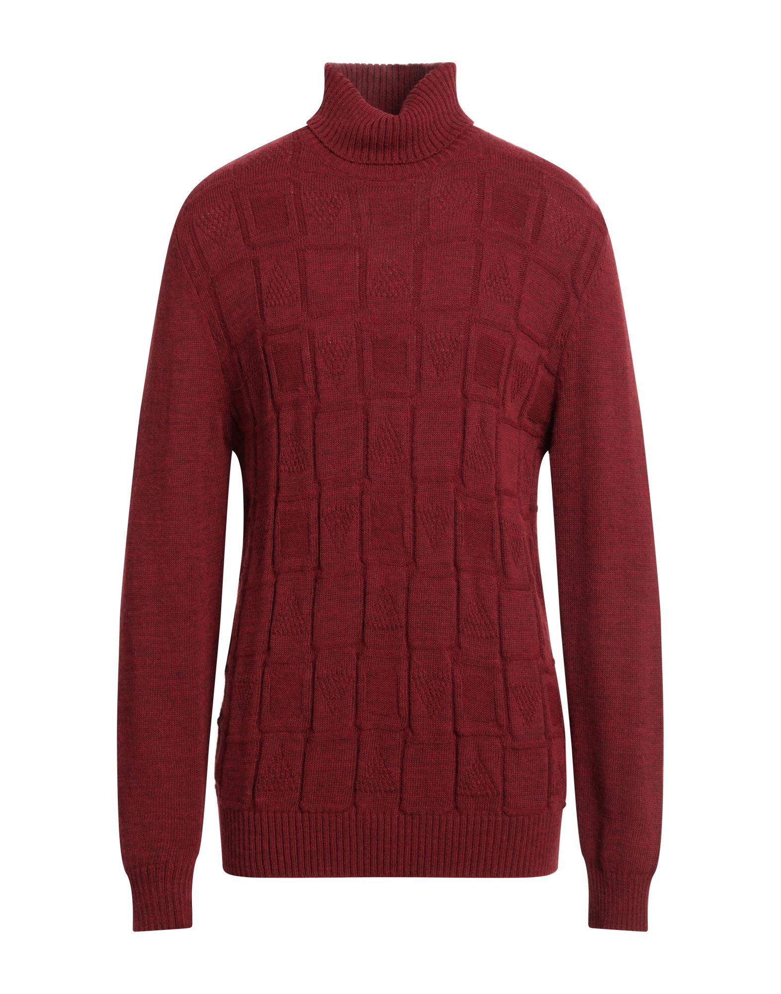 LÈGION D'OR Rollkragenpullover Herren Bordeaux von LÈGION D'OR