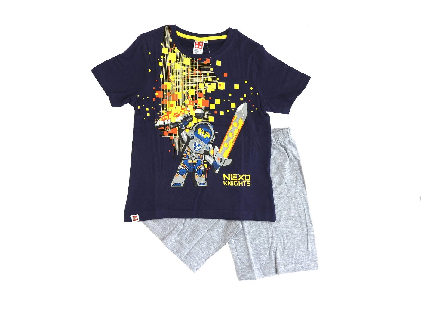 LEGO® kidswear Pyjama (Set) Kinder Schlafanzug kurz 2tlg. Shorty Set blau Jungen von LEGO® kidswear